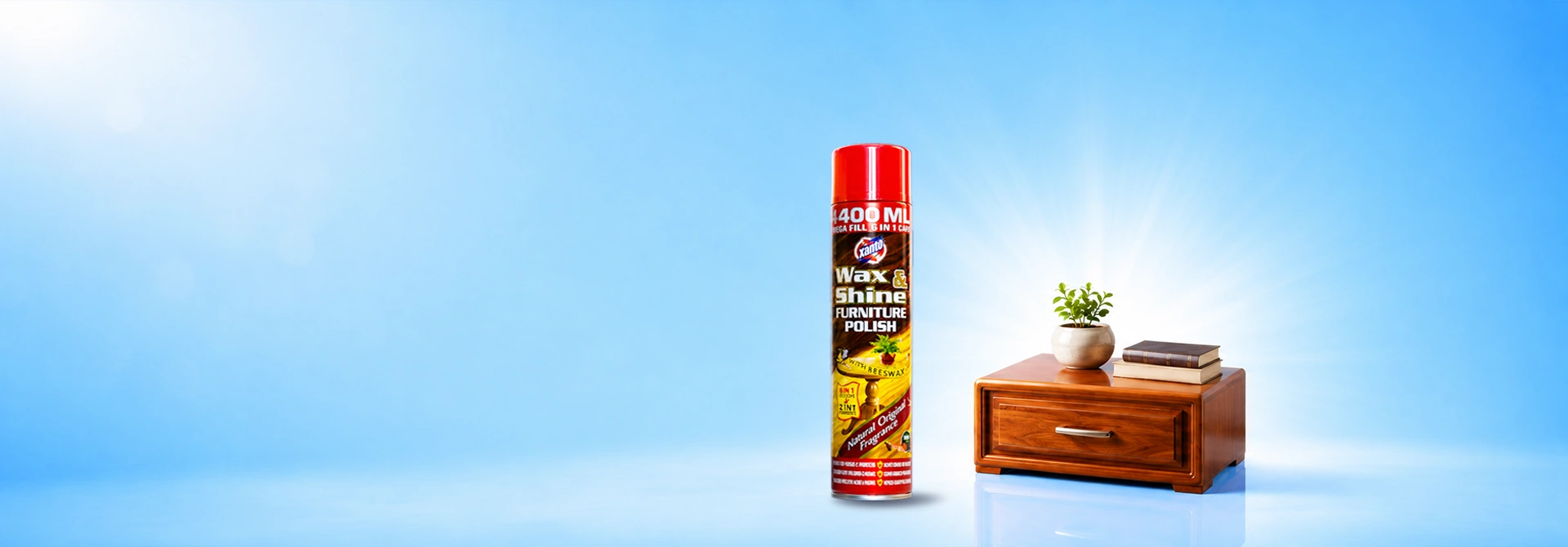 Spray do pielęgnacji mebli drewnianych i laminowanych